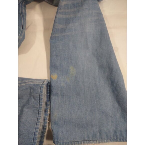 True Religion Bobby Big QT Distressed Jeans Black Stitch - Sz 40 x 28 Md… - Picture 13 of 13